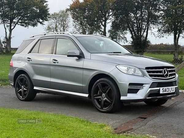 Silver Used 2013 Mercedes ML250 AMG SUV | £8,995 (Fair price) - Image 1/4