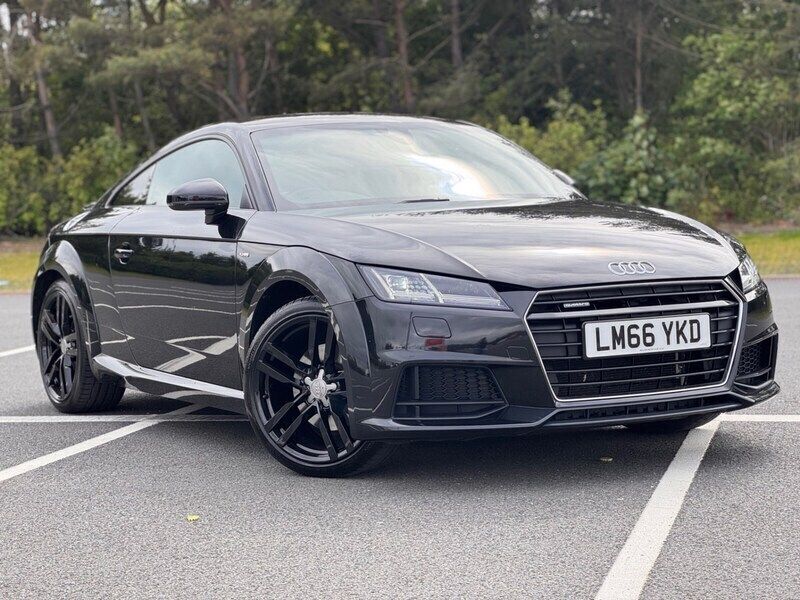 Black Used 2016 Audi TT S-Line Coupe | £10,995 (Fair price) - Image 1/4