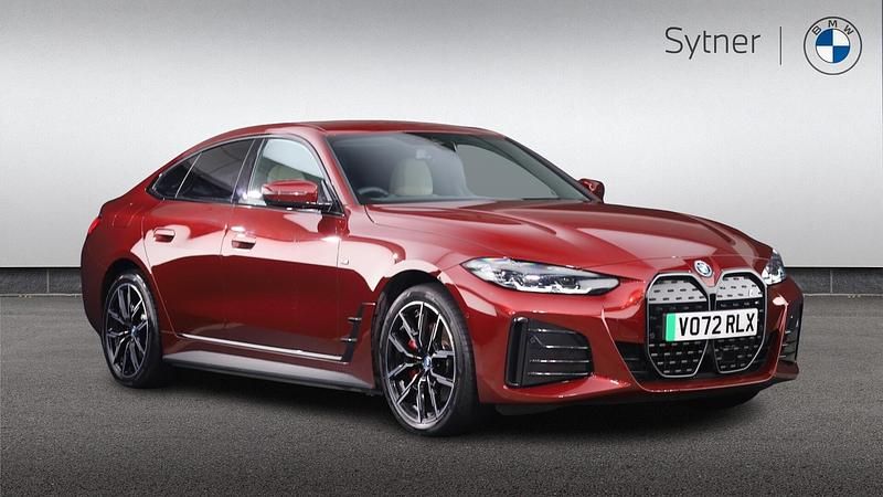 Red Used 2022 BMW i4 M Sport Sedan | £35,500 (Expensive) - Image 1/4