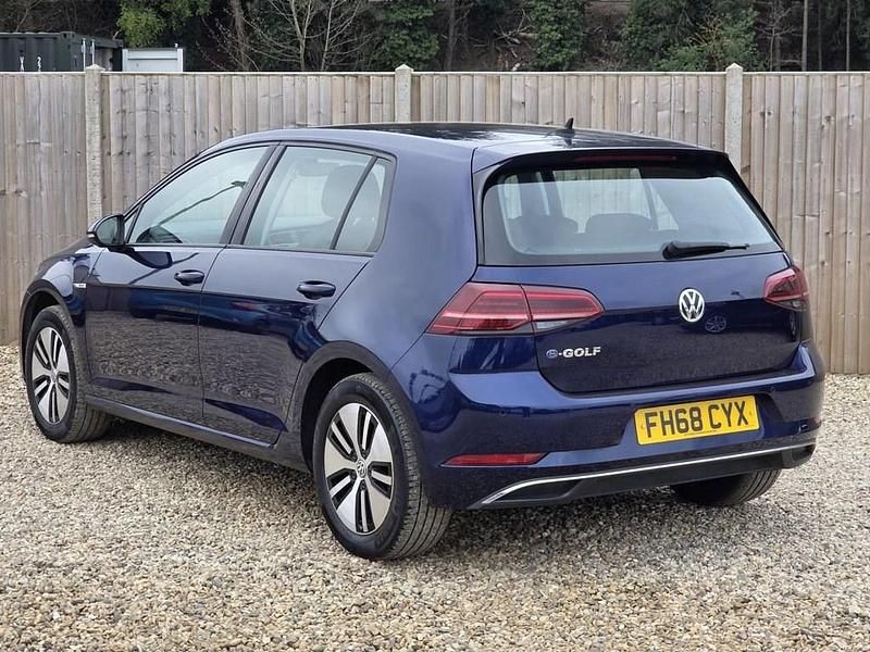 Used VW e-Golf 99 kW (135 HP) 2019 Blue Hatchback