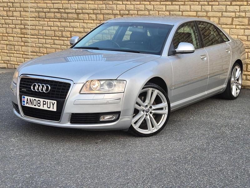 Used Audi A8 233 HP (171 kW) 2008 Silver Sedan