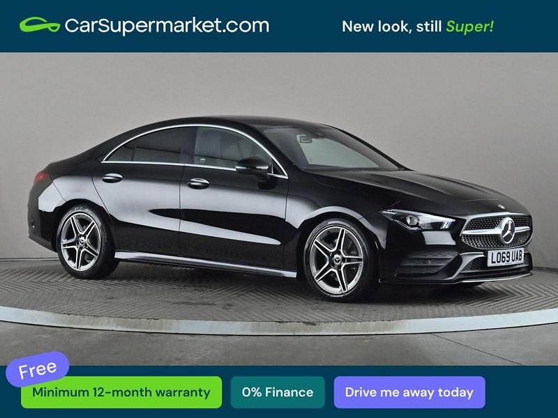 Used Mercedes CLA200 AMG line 2019 Black Coupe