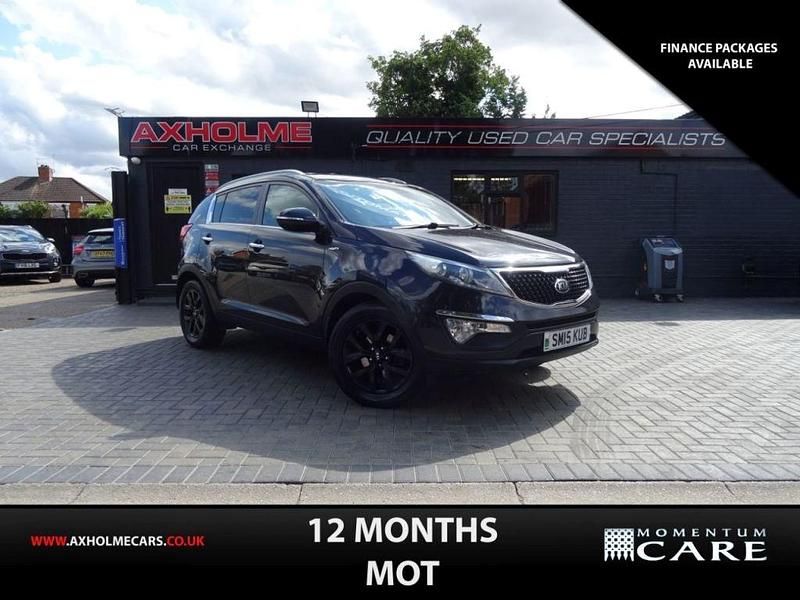 Black Used 2015 Kia Sportage 2 SUV | £6,495 (Fair price) - Image 1/4