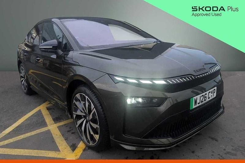 New Skoda Enyaq iV SportLine 154 kW (210 HP) 2026 Olive green metallic SUV