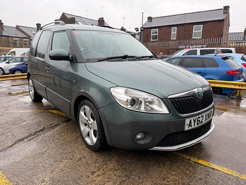 Used Skoda Roomster 105 HP (77 kW) 2012 Green MPV