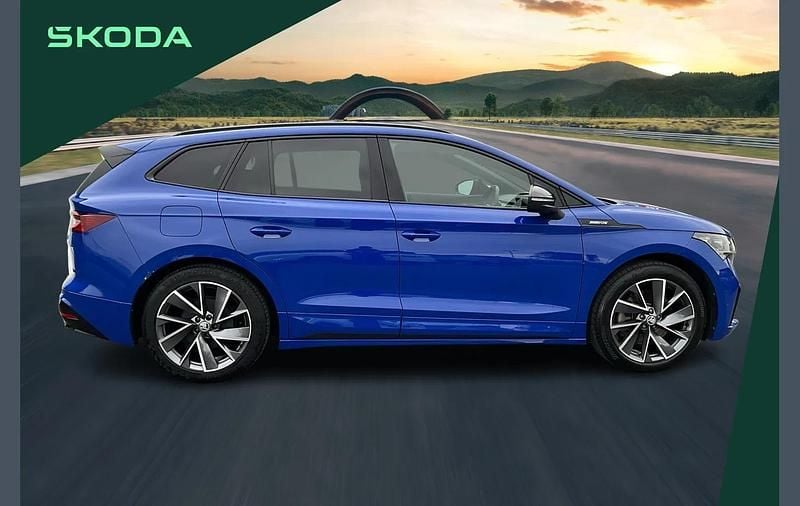 Used Skoda Enyaq iV SportLine 194 kW (265 HP) 2023 Blue SUV