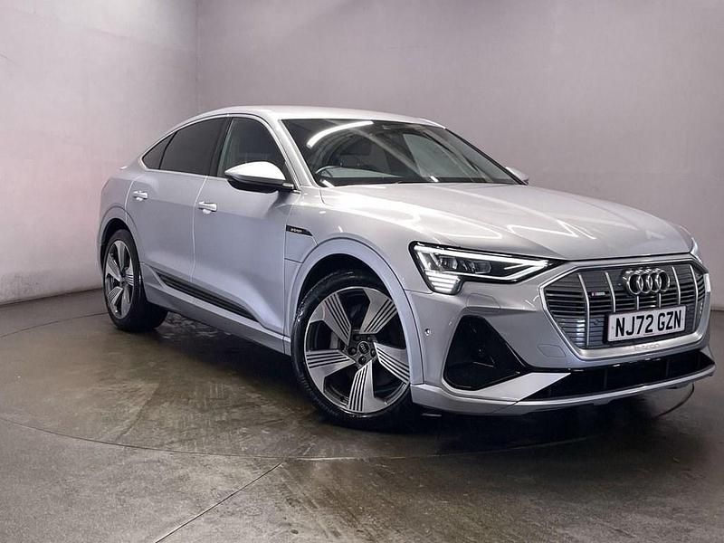 Silver Used 2022 Audi e-tron S-Line SUV | £23,999 (Fair price) - Image 1/4