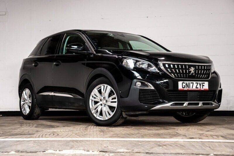 Black Used 2017 Peugeot 3008 Allure SUV | £8,250 (A bit pricey) - Image 1/4