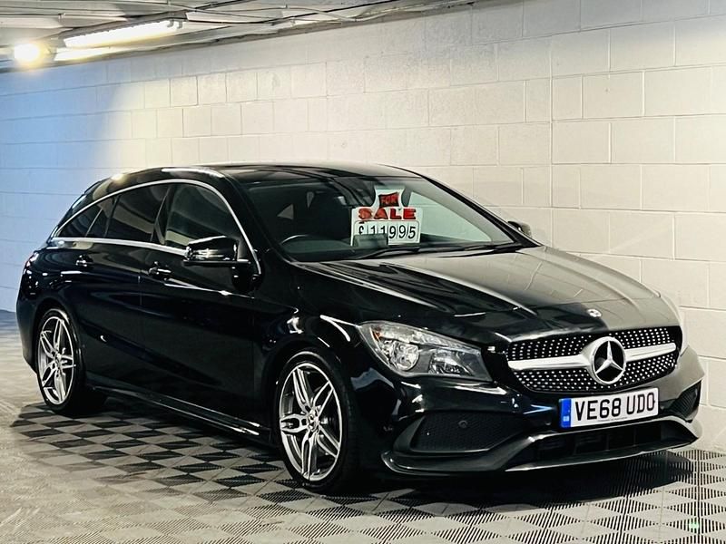 Black Used 2018 Mercedes CLA180 Shooting Brake AMG line Estate | £8,289 - Image 1/4