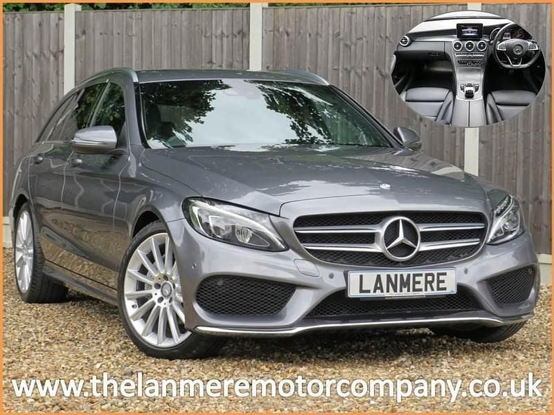Selenite grey Used 2017 Mercedes C200 AMG line Estate | £15,950 (A bit pricey) - Image 1/4