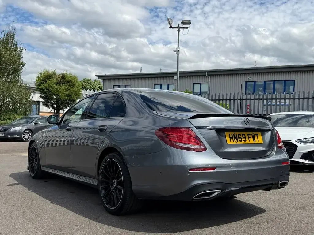 Used Mercedes E220 AMG line 194 HP (142 kW) 2019 Grey Sedan