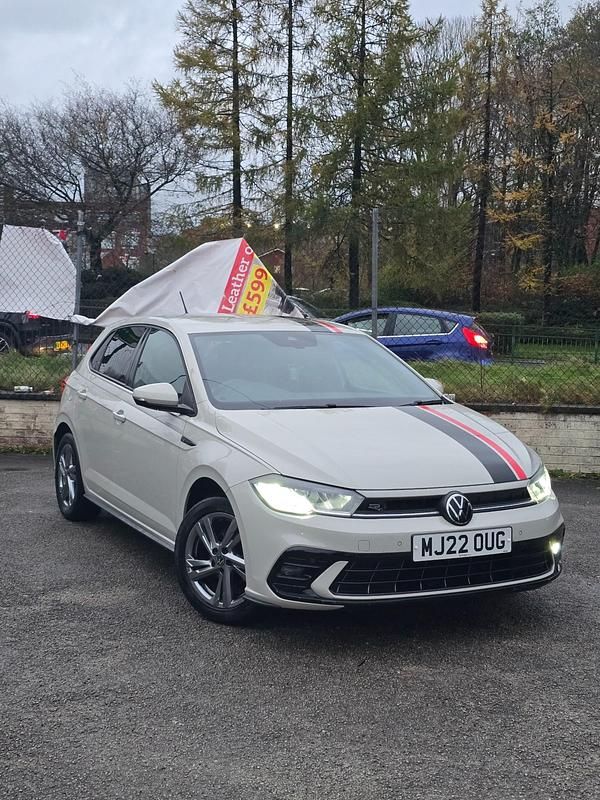 Grey Used 2022 VW Polo R-line Hatchback | £13,995 (Good price) - Image 1/4