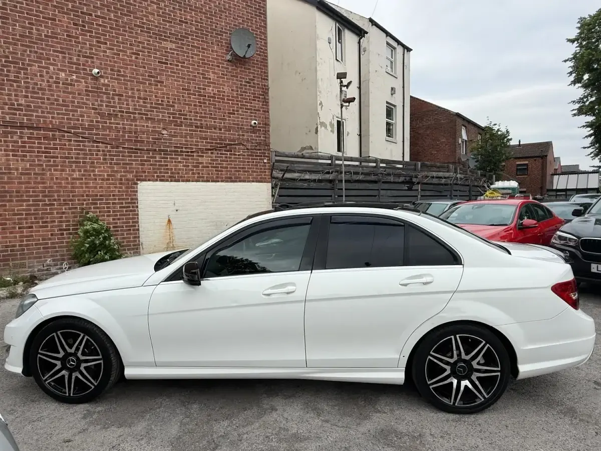 Used Mercedes C350 AMG 2013 White Sedan