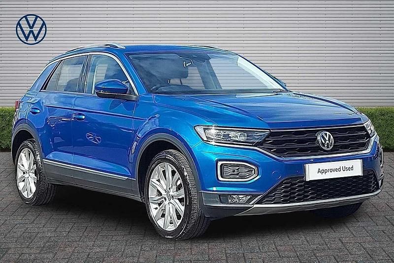 Used VW T-Roc SEL 115 HP (84 kW) 2019 Blue SUV