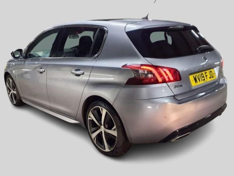 Used Peugeot 308 GT-line 130 HP (95 kW) 2019 Grey Hatchback