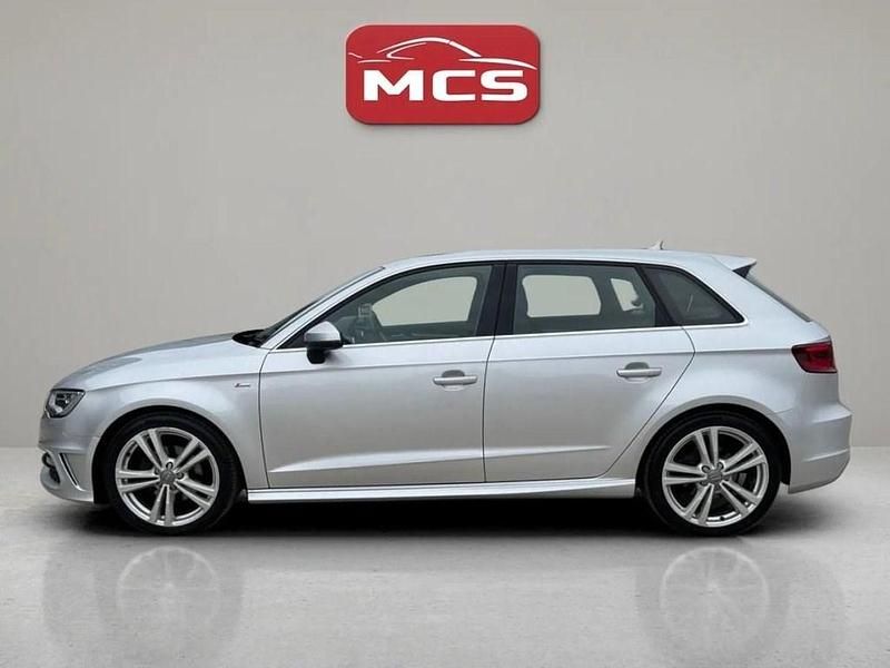 Used Audi A3 Sportback S-Line 2014 Silver Hatchback