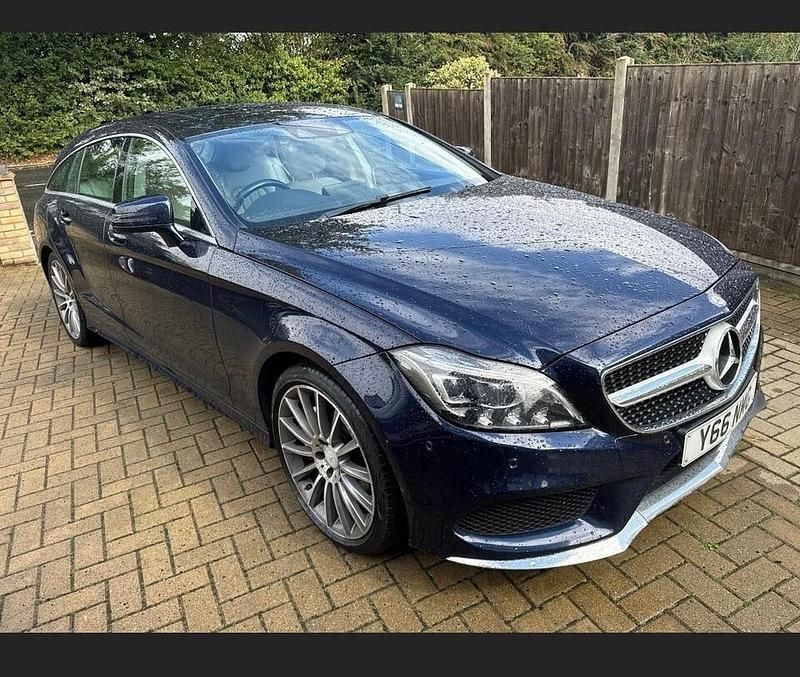 Blue Used 2015 Mercedes CLS350 AMG Line Premium Estate | £12,995 (Fair price) - Image 1/4