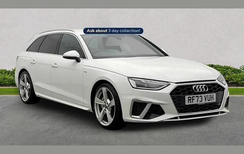 Used Audi A4 S-Line 200 HP (147 kW) 2024 White Estate