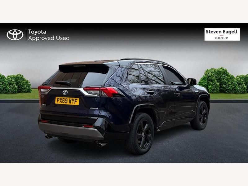 Used Toyota RAV4 218 HP (160 kW) 2020 Blue/black Estate