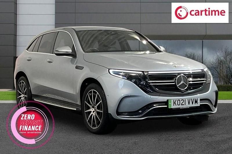 Silver Used 2021 Mercedes EQC400 AMG line SUV | £23,750 (Super price) - Image 1/4