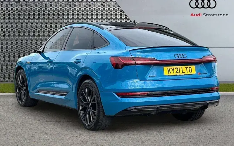Used Audi e-tron Sportback 300 kW (408 HP) 2021 Blue SUV