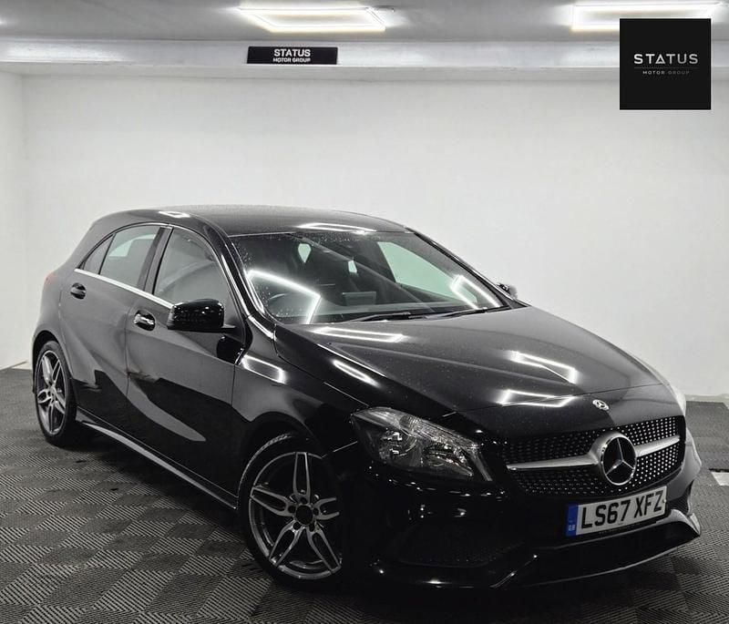 Used Mercedes A200 AMG line 2017 Black Hatchback