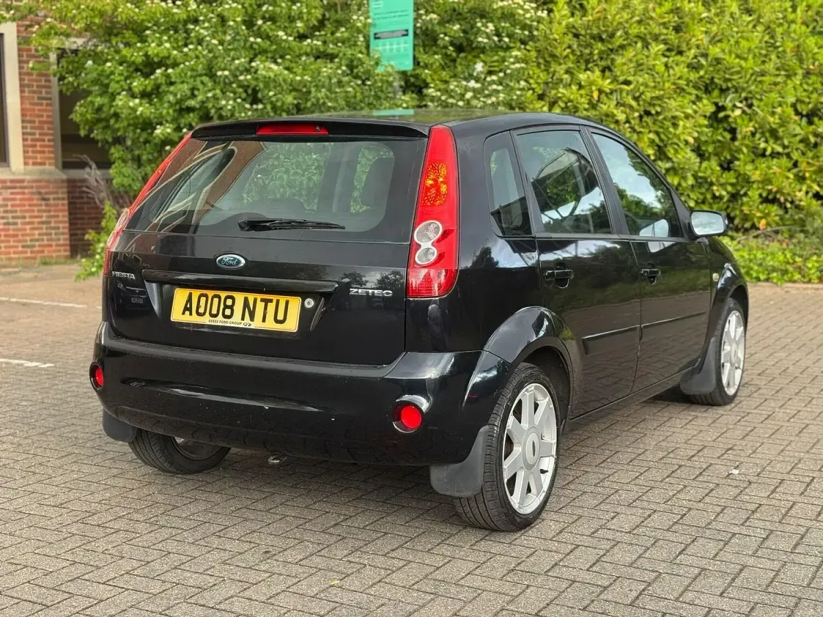 Gebraucht Ford Fiesta Zetec 2008 Schwarz Kleinwagen