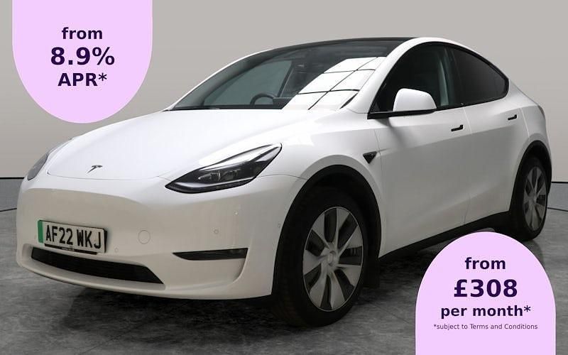 White Used 2022 Tesla Model Y Long Range AWD SUV | £23,066 (Expensive) - Image 1/2
