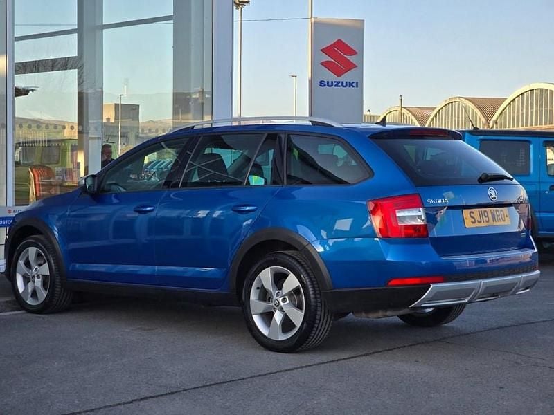 Used Skoda Octavia Scout 4x4 2019 Blue Estate