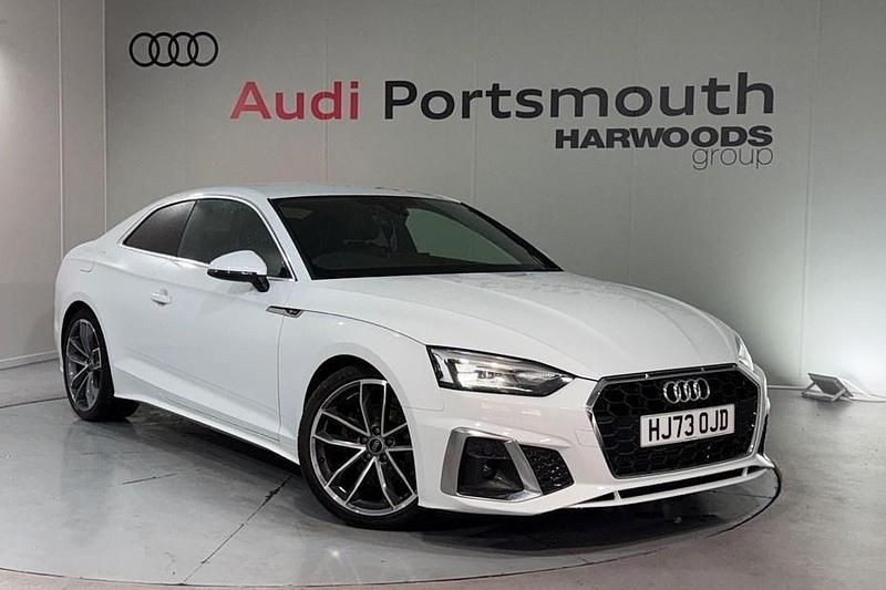 White Used 2023 Audi A5 S-Line Coupe | £26,490 (Good price) - Image 1/1