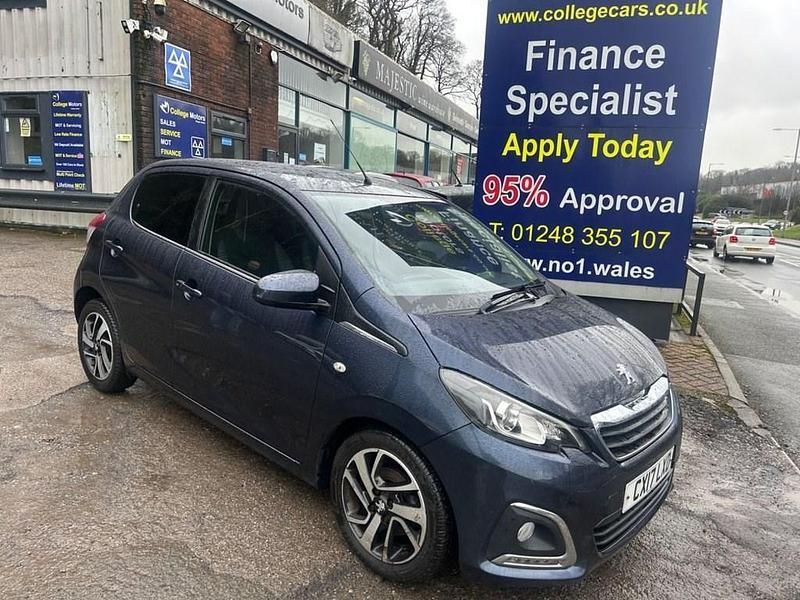 Used Peugeot 108 Allure 82 HP (60 kW) 2017 Blue Hatchback