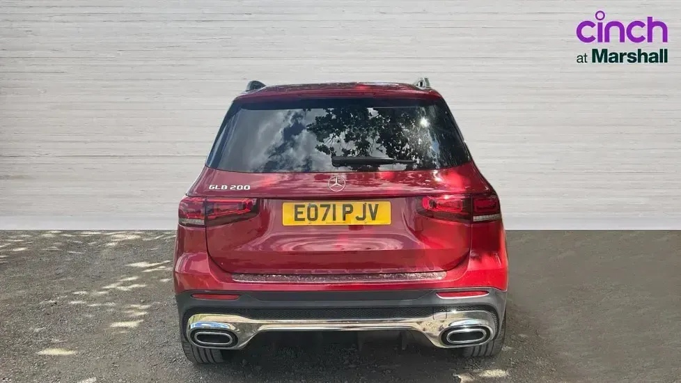 Used Mercedes GLB200 AMG line 163 HP (119 kW) 2021 Red SUV