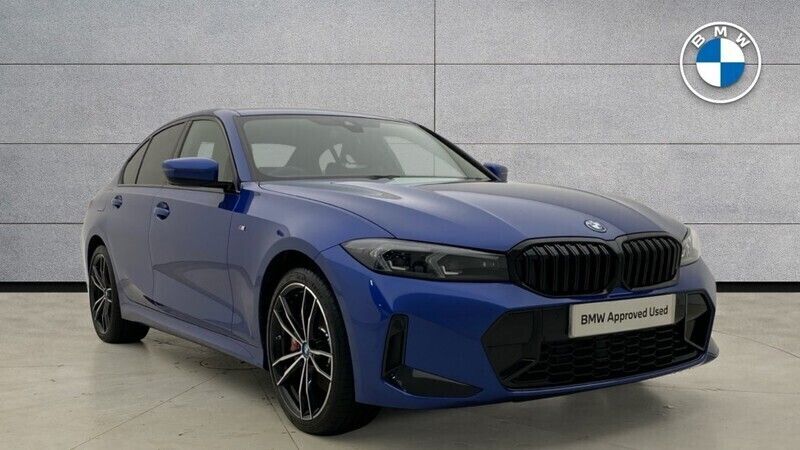Blue Used 2024 BMW 330e M Sport Sedan | £32,390 (Good price) - Image 1/4