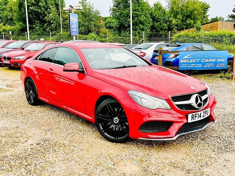 Red Used 2014 Mercedes E350 AMG Coupe | £11,495 (Fair price) - Image 1/4