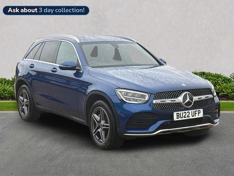 Blue Used 2022 Mercedes GLC220 AMG line Estate | £30,249 (Fair price) - Image 1/4