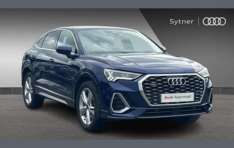 Blue Used 2021 Audi Q3 S-Line SUV | £27,500 (Fair price) - Image 1/4
