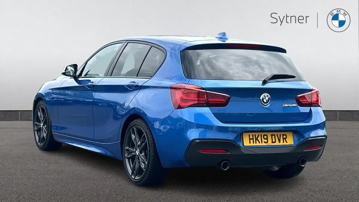 Used BMW M140 M Sport 335 HP (246 kW) 2019 Blue Hatchback