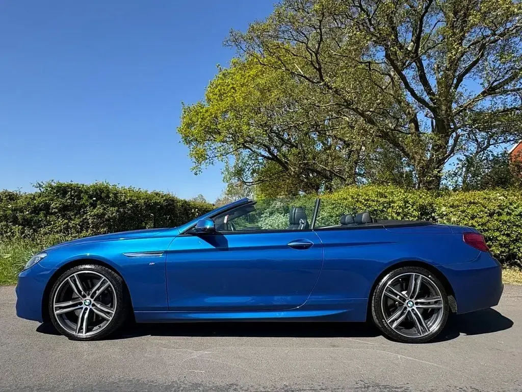 Used BMW 650 Cabriolet M Sport 450 HP (330 kW) 2017 Blue Cabriolet