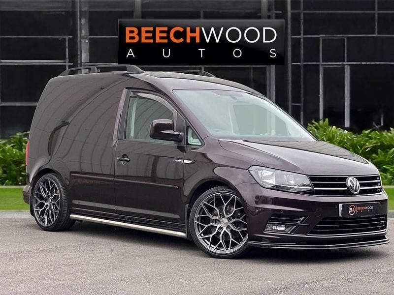 Mauve/purple Used 2017 VW Caddy Highline MPV | £25,000 - Image 1/4