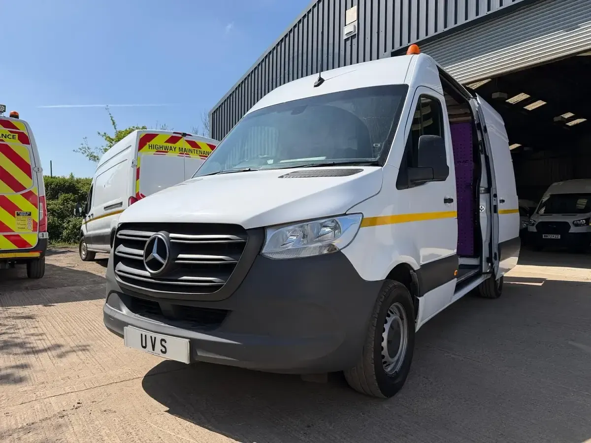 Used Mercedes Sprinter Progressive 161 HP (118 kW) 2021 White Van