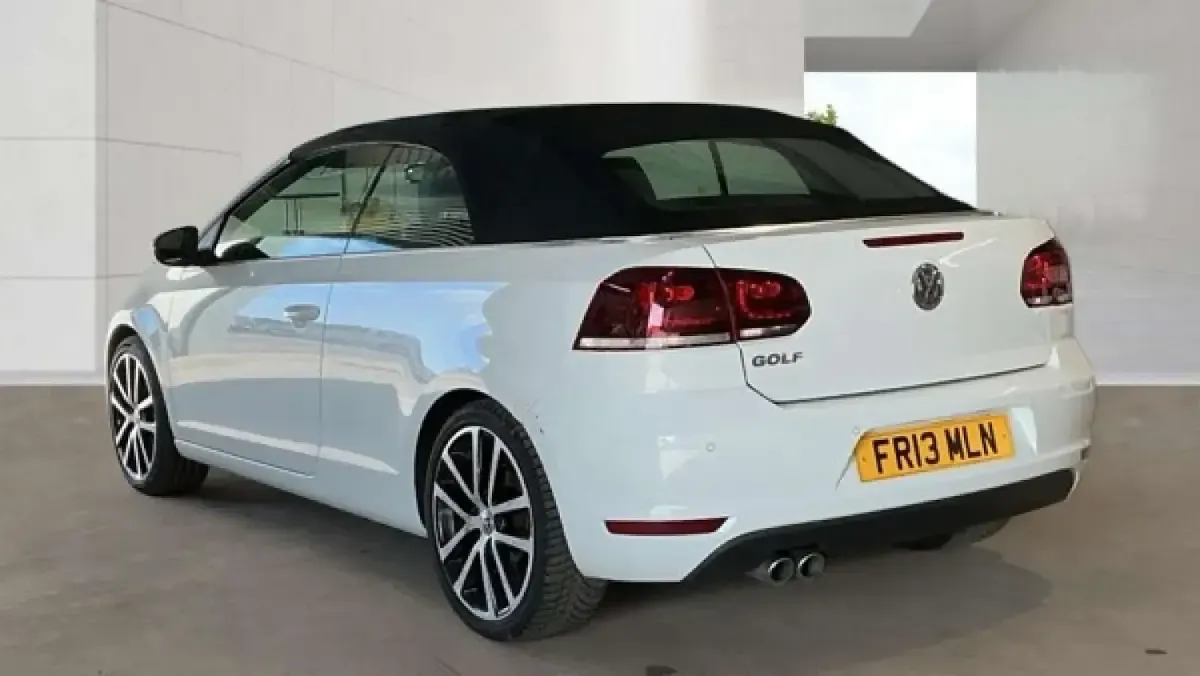 Used VW Golf Cabriolet GT 140 HP (102 kW) 2013 White Cabriolet