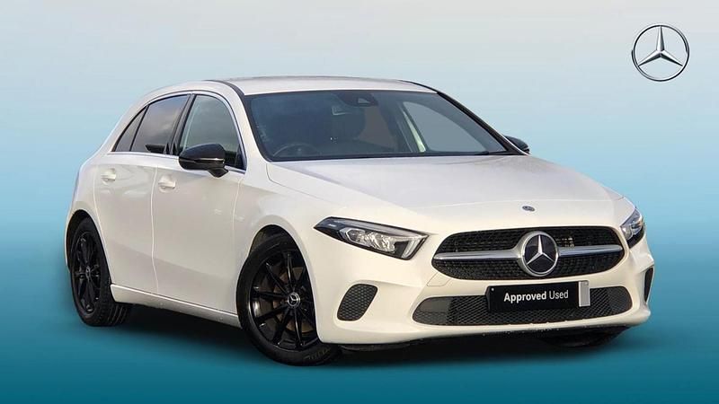 White Used 2019 Mercedes A200 Hatchback | £15,495 (Fair price) - Image 1/4