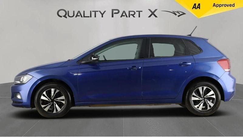 Used VW Polo Match 95 HP (69 kW) 2021 Blue Hatchback