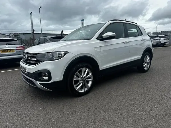 Used VW T-Cross SE 110 HP (80 kW) 2022 White SUV
