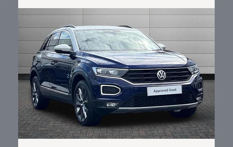 Used VW T-Roc Design 150 HP (110 kW) 2018 Blue SUV