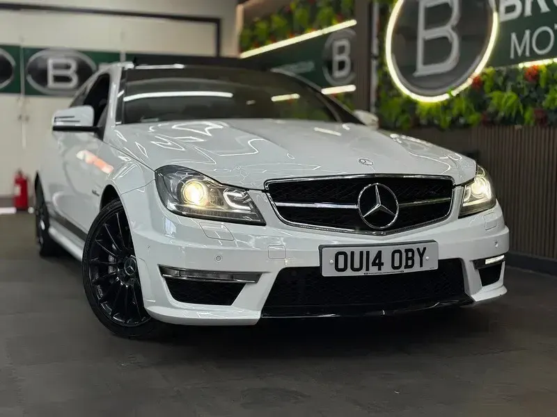 Used Mercedes C63 AMG AMG 2014 White Coupe