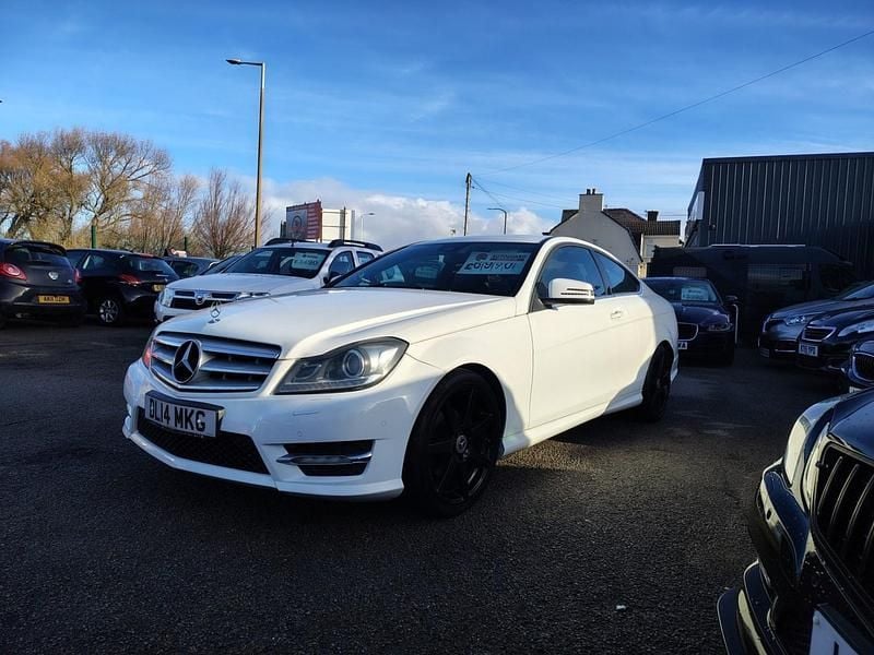 Used Mercedes C220 Sport Edition 2014 White Coupe