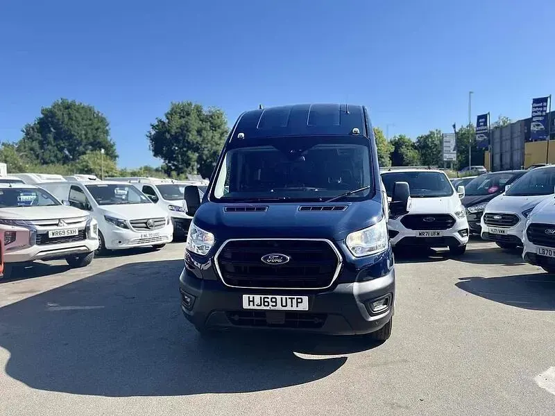 Used Ford Transit 130 HP (95 kW) 2019 Blue Van