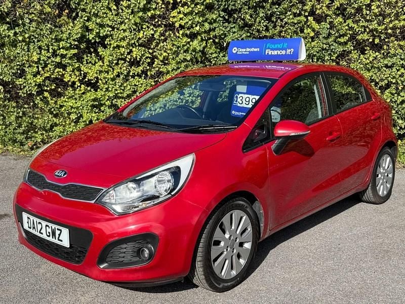 Used Kia Rio 2012 Red Hatchback