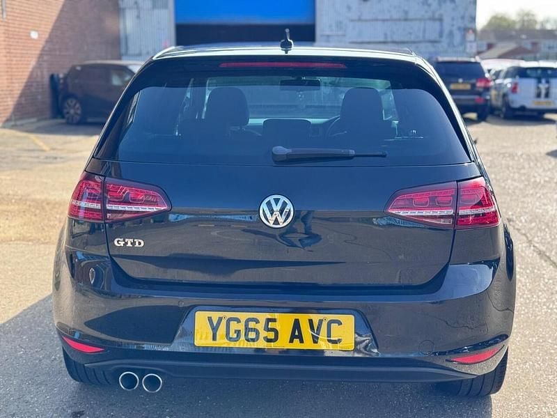 Used VW Golf VII GTD 2015 Black Hatchback
